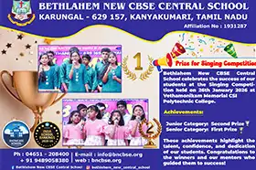 Prize for Singing Competition